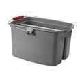 Commercial Double Pail Plastic Bucket with Handle 19 Quart